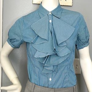 Ralph Lerann ruffle shirt